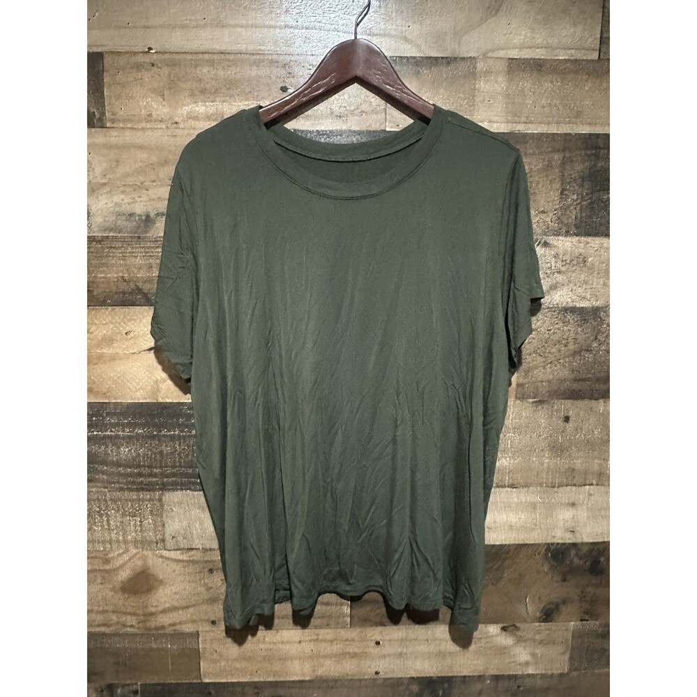 Torrid 3 3X Plus Super Soft Green Short Sleeve Shirt